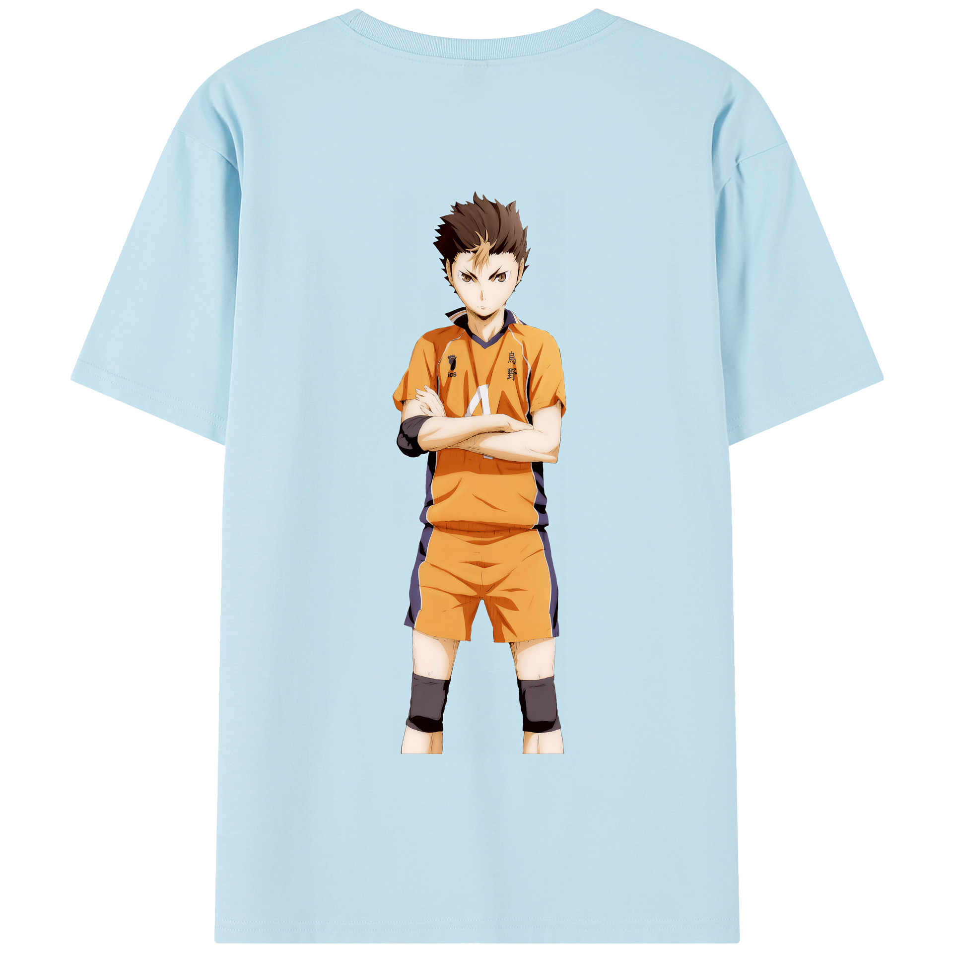 （画像用） ハイキュー!! Haikyu!! 綿100％半袖Tシャツ（背面プリント）